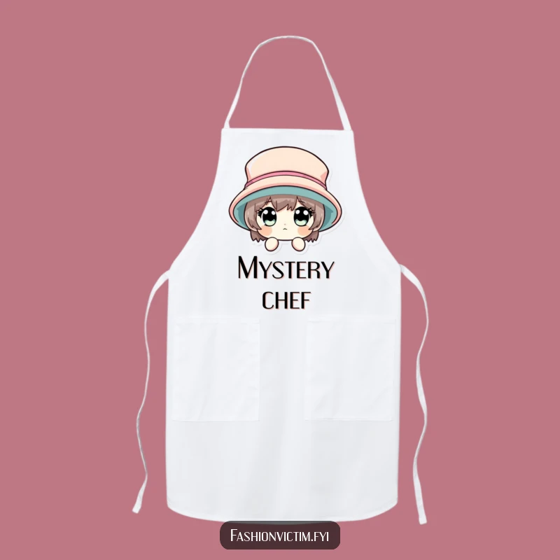 Funny Peeking Hat Apron, Chef's Hilarious Cover-Up Accessory
