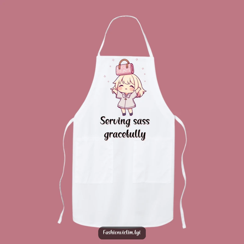 Funny Apron: Playful Handbag Spinner for Kitchen Fun