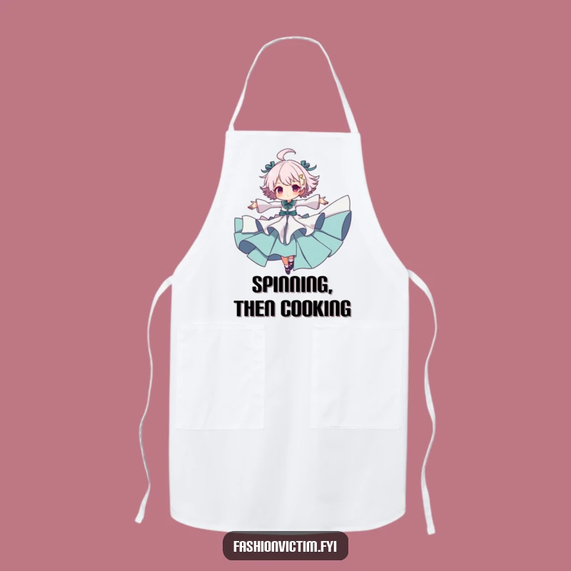 Funny Dramatic Twirler Apron: Cook with Flair and Hilarious Style