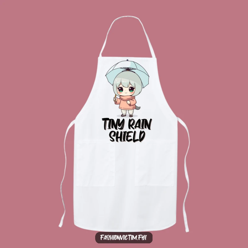 Funny Tiny Umbrella Chef Apron - Cook with Hilarious Confidence!
