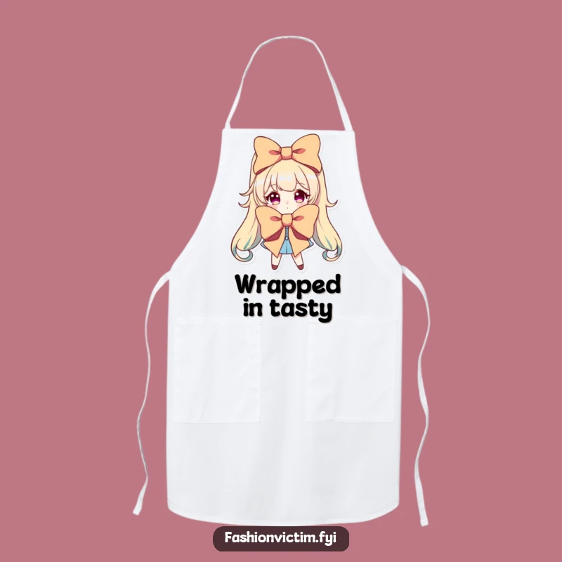 Funny Dramatic Bow Apron: Cook with Theatrical Flair!