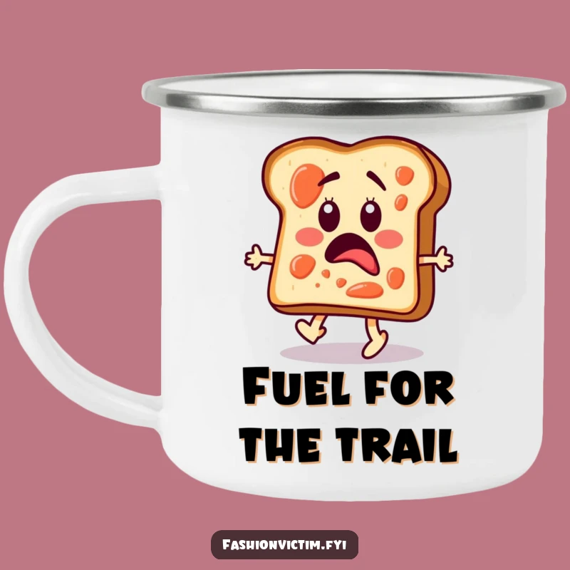Funny Toast Runway Camping Mug: Breakfast Style On The Go