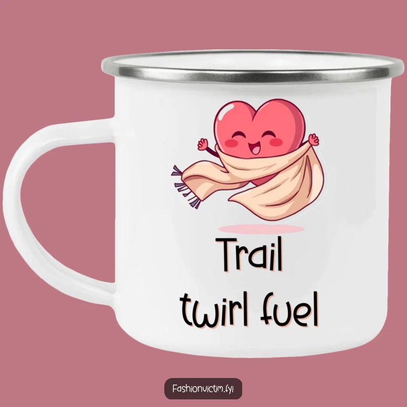 Funny Heart Dancer Camping Mug: Your Adventure Buddy for Warm Sips
