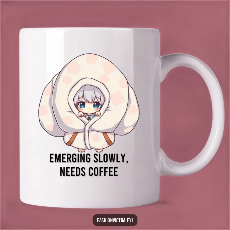 Funny Mug: Gigantic Garment Peeker Character Gift