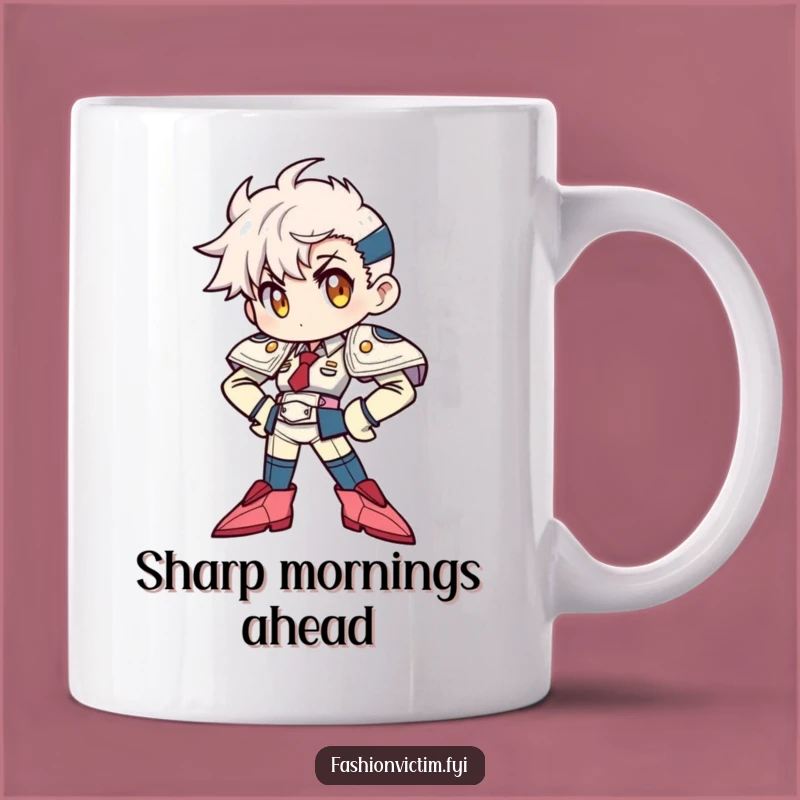 Funny Power Mug: Confident Character Pose, Perfect Funny Gift for Bold Personalities