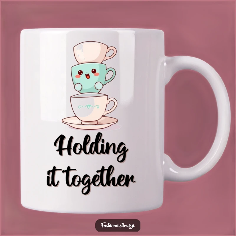 Funny Bewildered Teacup Mug: Hilarious Gift for Tea Lovers and Juggler Fans