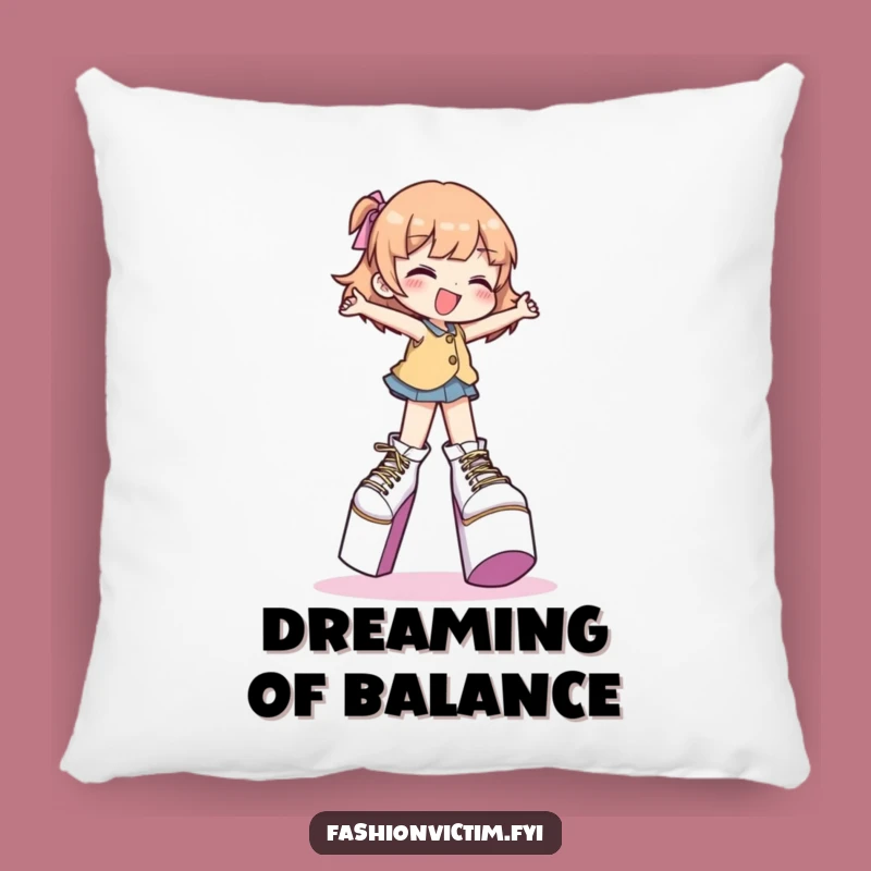 Funny Platform Shoes Pillow - Cozy Character's Elevated Comfort