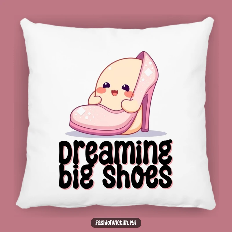 Funny Sparkly Shoe Pillow: Add Cozy Glamour and Humor to Your Space