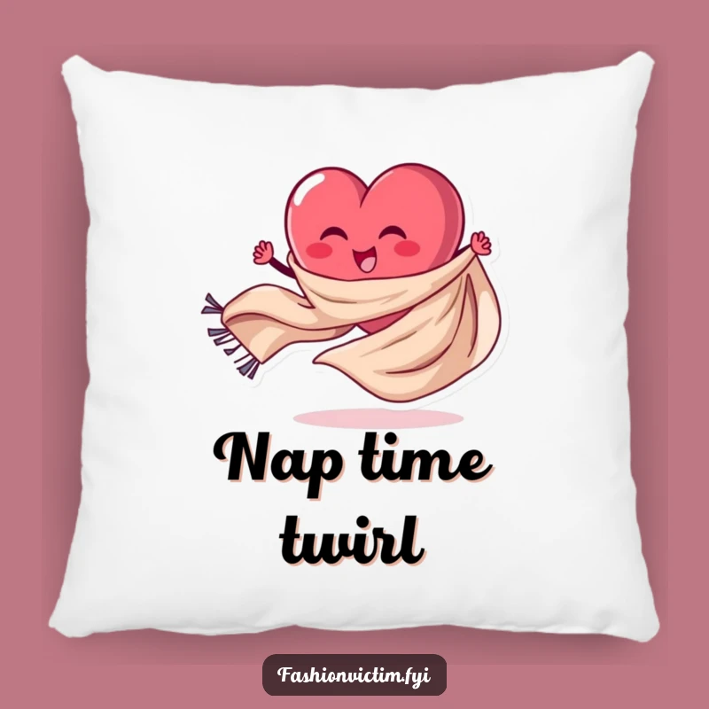 Funny Heart Dancer Pillow: Snuggle Up with this Adorable Character's Moves