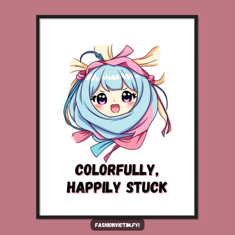 Funny Fabric Fiesta Digital Art: Instant Happy Decor for Your Walls