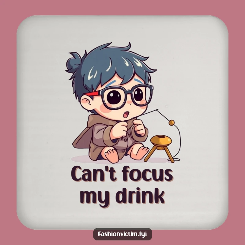 Funny Needle Threading Coasters: Protect Surfaces with Focused Humor!