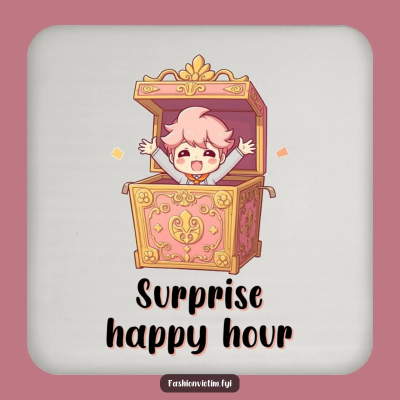 Funny Surprise Coaster: Bursting character protection, a fun funny gift.