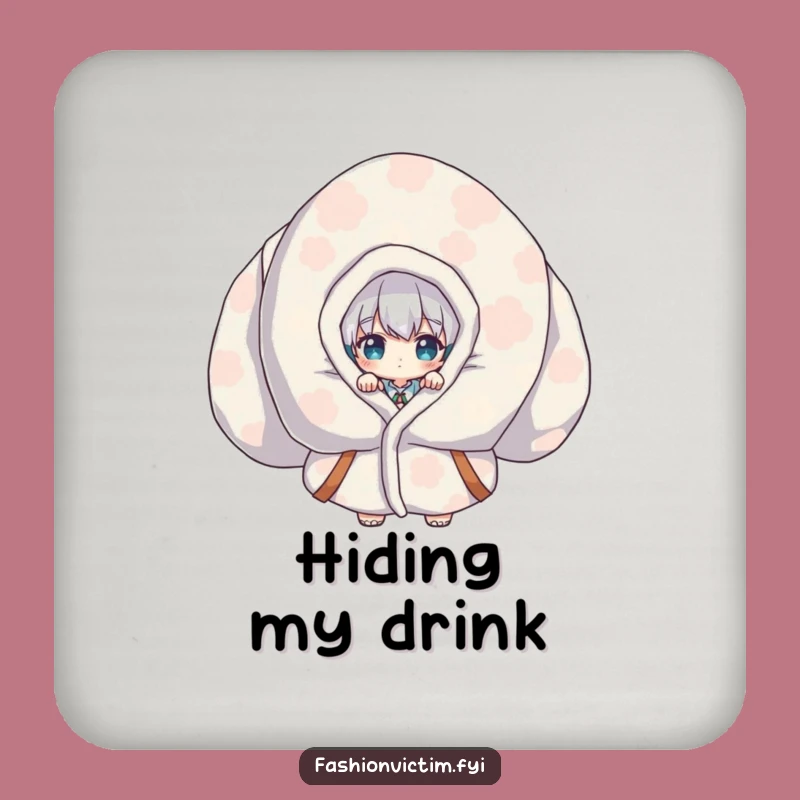 Funny Coaster: Garment Peeker for Table Protection