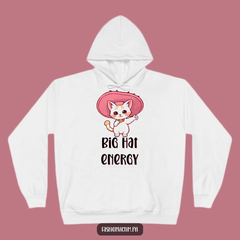 Funny Kawaii Cat Hat Hoodie - Cozy & Hilarious Fashion for Cat Fans!