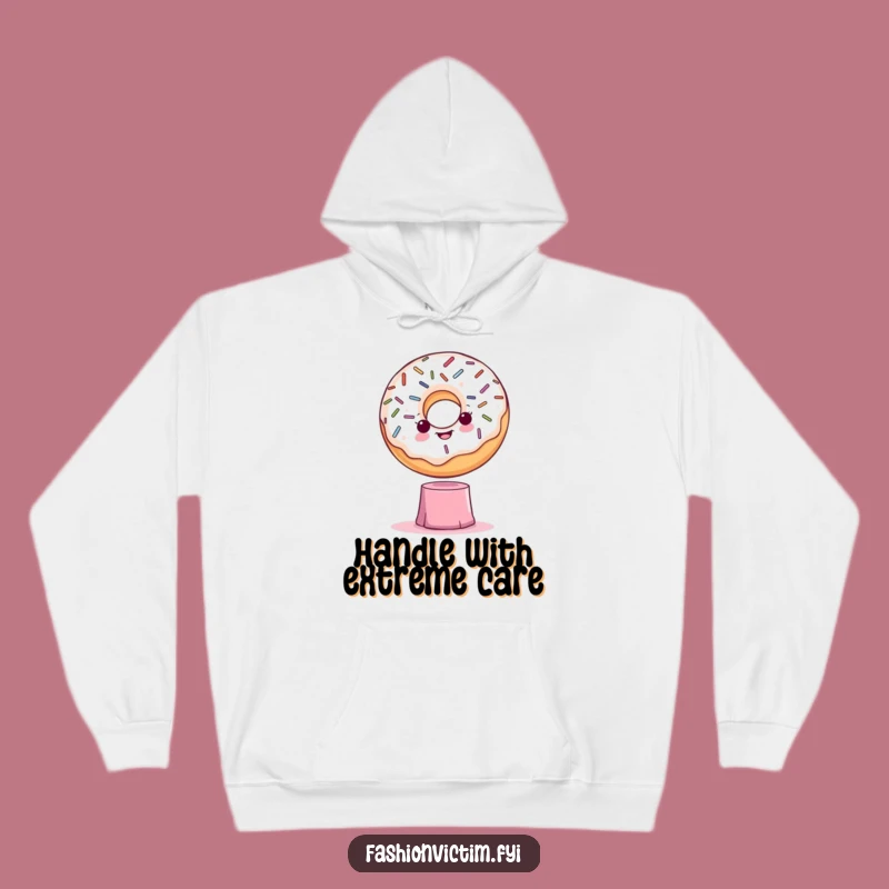 Funny Dramatic Donut Hoodie: Cozy Up with Absurdity and Style