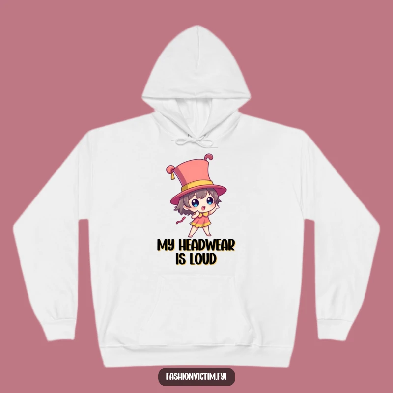 Funny Dramatic Hat Hoodie: Cozy Character with Towering Style