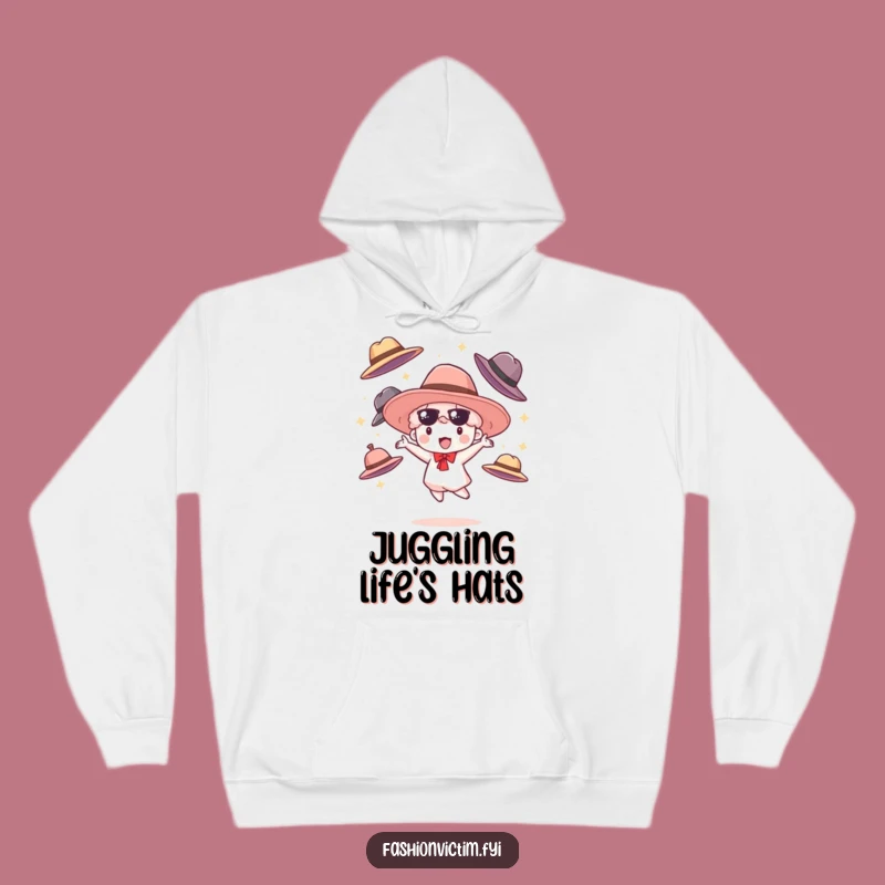 Funny Hat Juggler Hoodie: Stay Cozy and Stylish with This Humorous Apparel