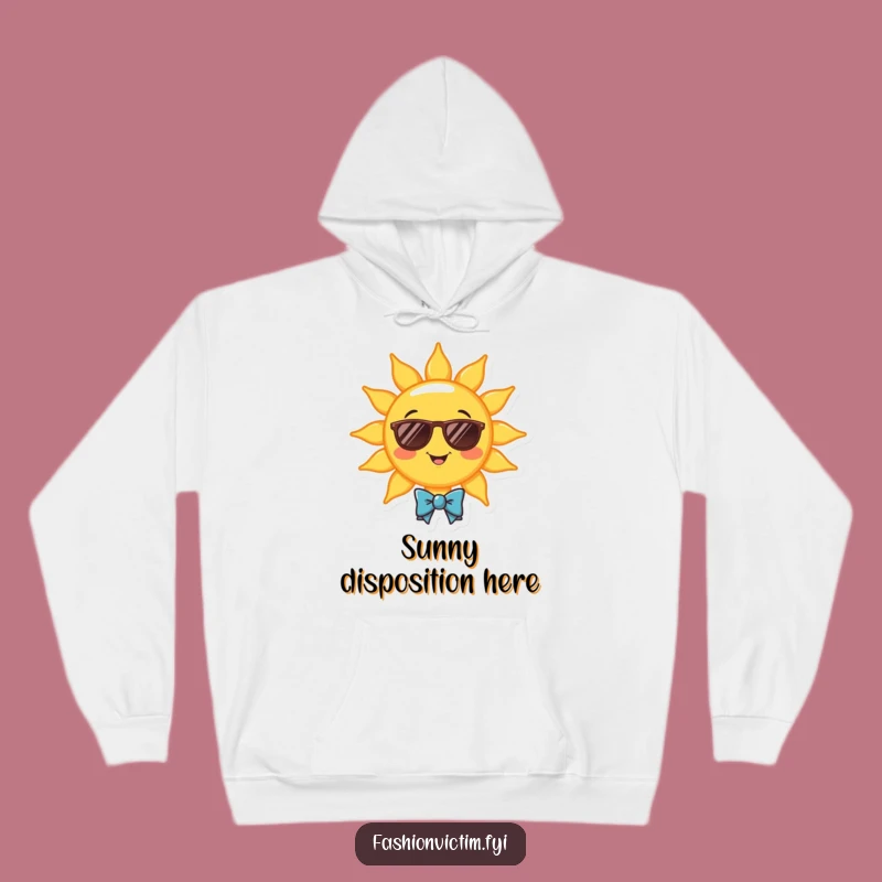 Funny Sunny Mood Hoodie - Cozy & Hilarious Warmth for Cloudy Days!