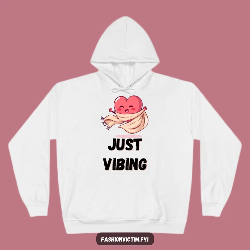 Funny Heart Dancer Hoodie: Cozy up in Style with this Whimsical Character