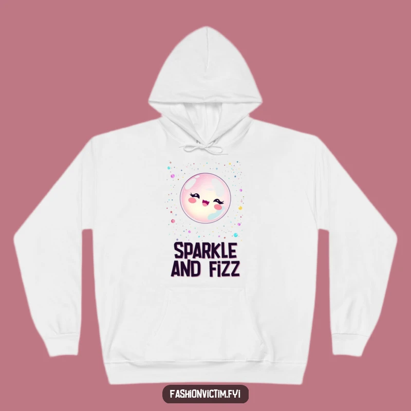 Funny Bubble Pop Hoodie - Cozy Sparkly Comfort Gift