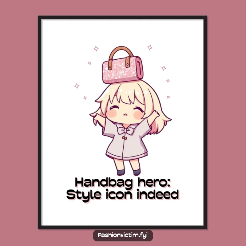 Free Printable Wall Art: Funny Handbag Spin Decor - Hilarious Downloadable Art!