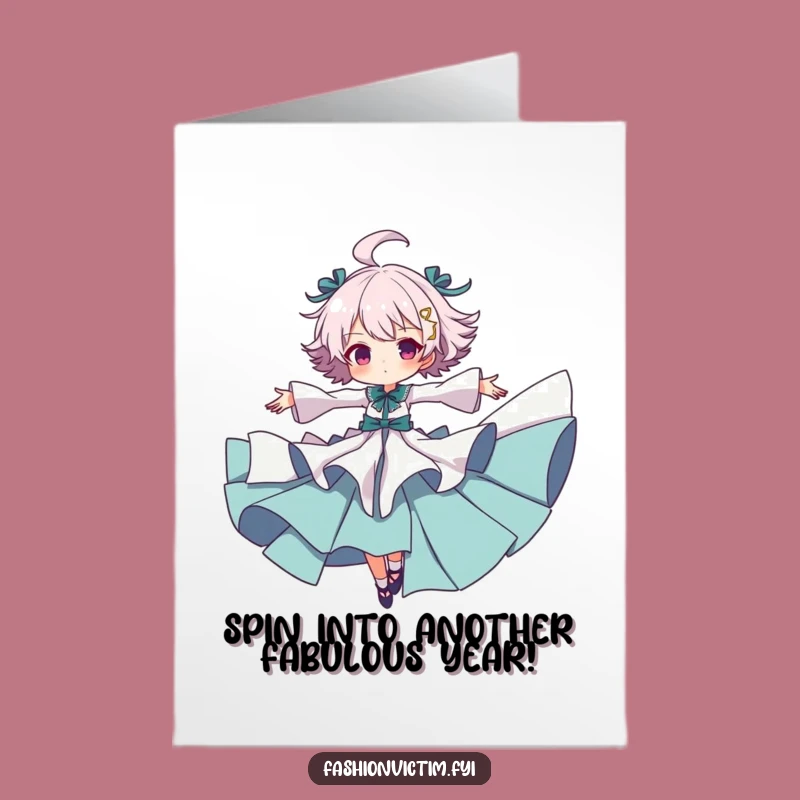 Free Printable Birthday Card: Ruffled Clothes Character - Hilarious Downloadable Gift