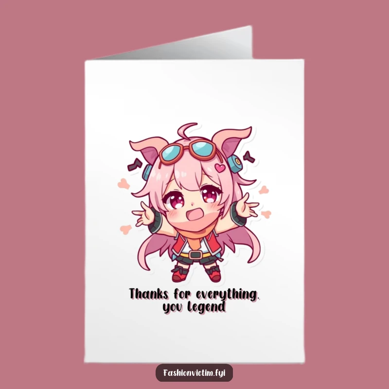 Free Printable Thank You Card: Wildly Funny Character for a Grateful Downloadable Gift