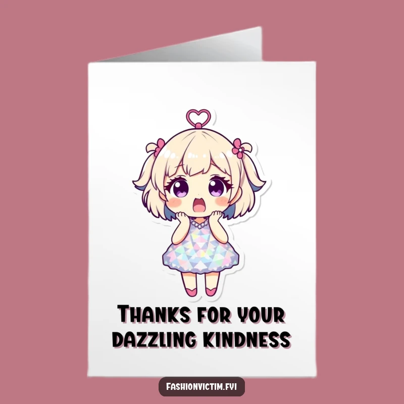 Thanks Free Printable Card: Disco Ball Gratitude - Sparkling Downloadable Note