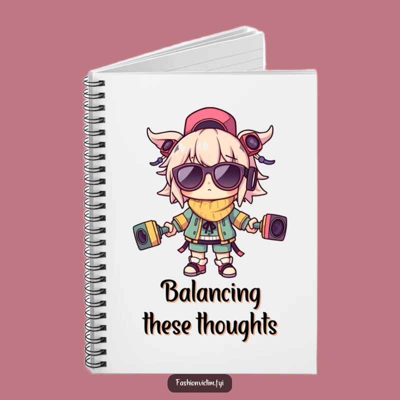 Funny Balancing Act Notebook. Jot down ideas amidst the chaos.