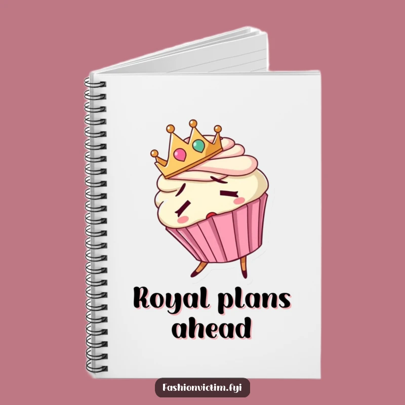 Funny Confused Cupcake Notebook: Journal Your Sweet Ideas