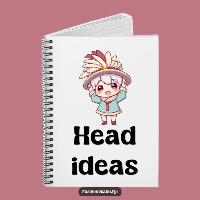 Funny Notebook: Jot Down Your Grand Ideas with a Feathered Hat