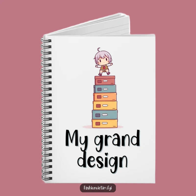 Funny Notebook: Shoe Box Balancer Character Journal, Note-Taking Fun for a Hilarious Gift