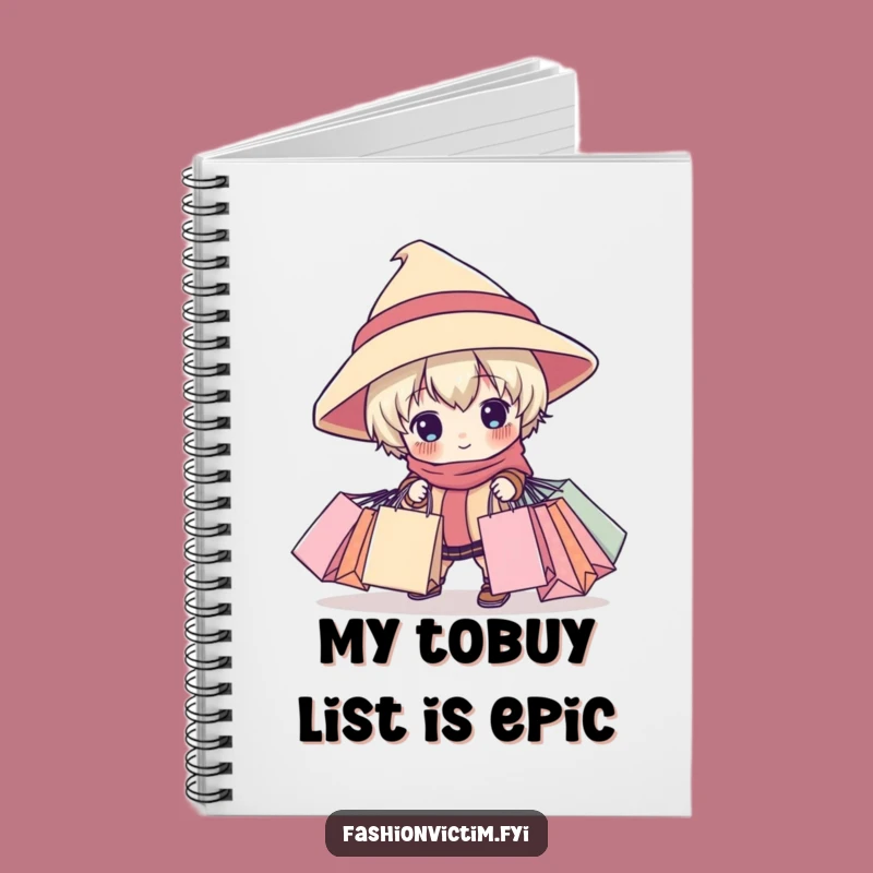 Funny Shopping Tripper Notebook: Child in Big Hat, a Hilarious Funny Gift for Notes