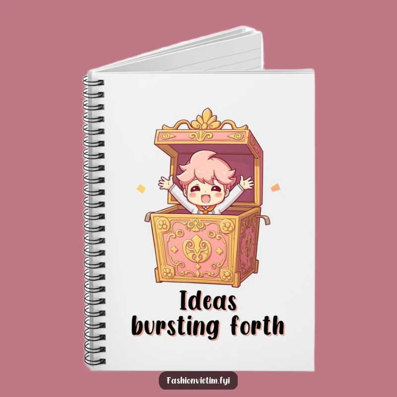 Funny Surprise Idea Notebook: Bursting forth plans, a creative funny gift for thinkers.