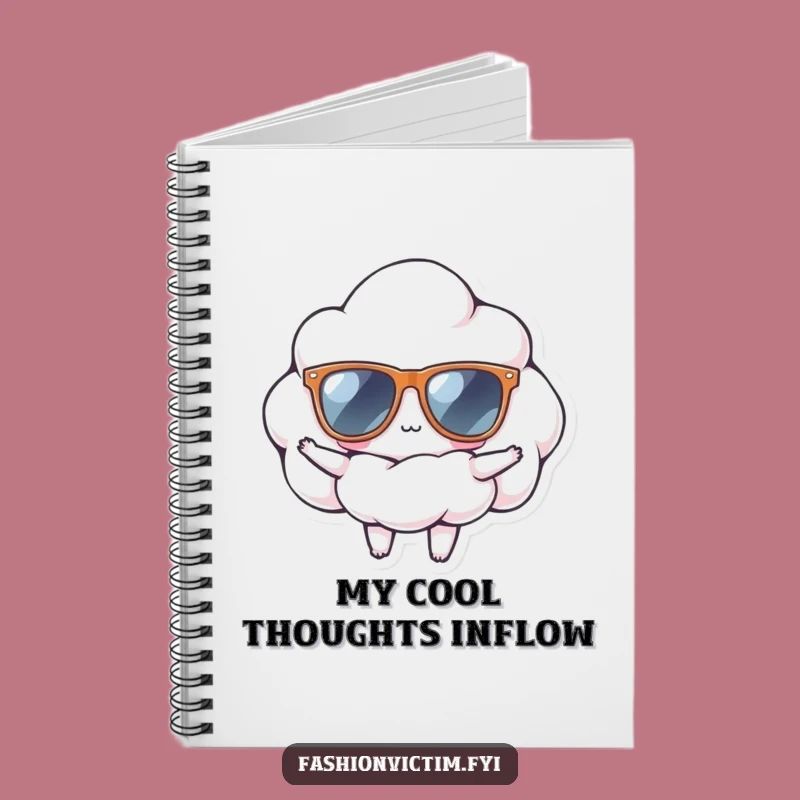 Funny Cloud Sunglasses Notebook: Confident Ideas for Your Journal