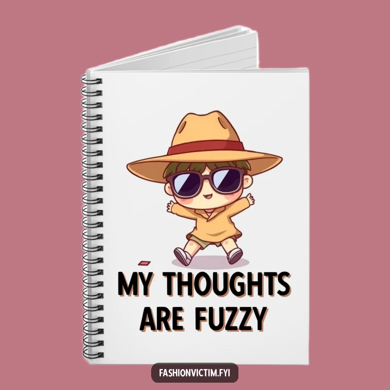 Funny Tripping Notebook: Jot Down Laughs with Tiny Character Style!