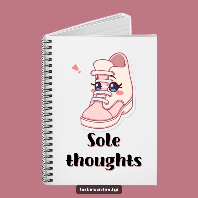 Funny Notebook: Jot Down Surprises with a Winking Shoe