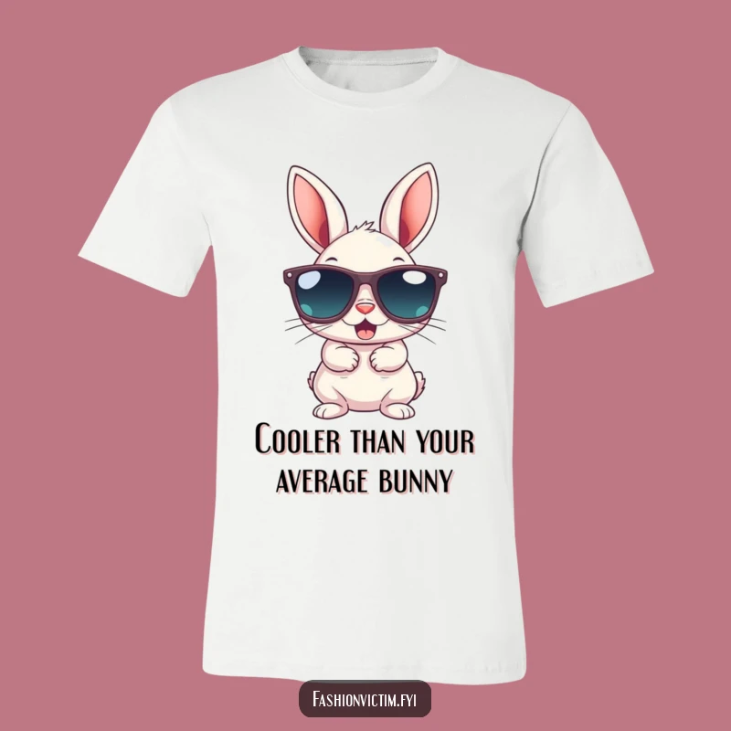 Funny Bunny Gigantic Sunglasses Tee - Cool & Humorous Animal Lover Gift