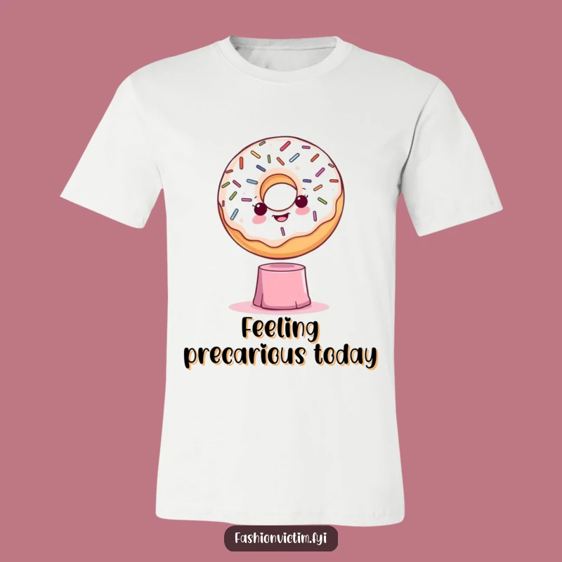 Funny Dramatic Donut T-Shirt: Wearable Art for the Bold and Glazed