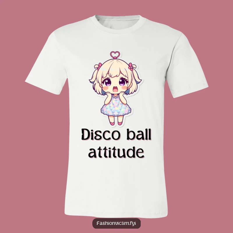 Funny Disco Shock T-Shirt. Turn heads with sparkling humor.