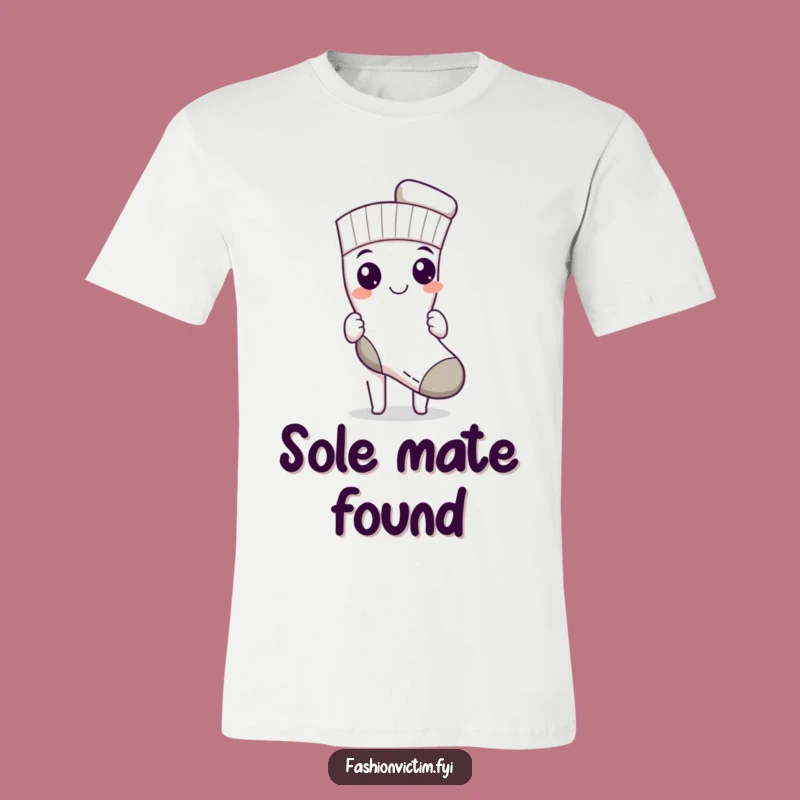 Funny Sock Match T-Shirt: Triumphant Single Sock Finder, Hilarious Gift