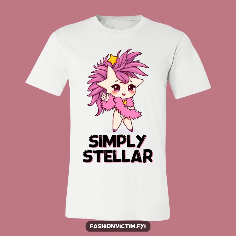 Funny Starlet T-Shirt: Strike a Pose in this Glamorous Character Tee
