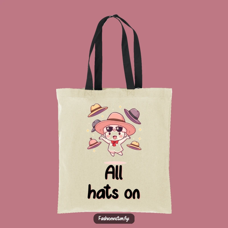 Funny Hat Juggler Tote Bag: Carry Your Style with Whimsical Flair