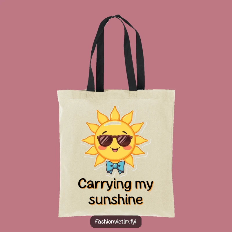 Funny Sunny Day Tote Bag - Hilarious & Stylish Bag for Everyday Brightness!