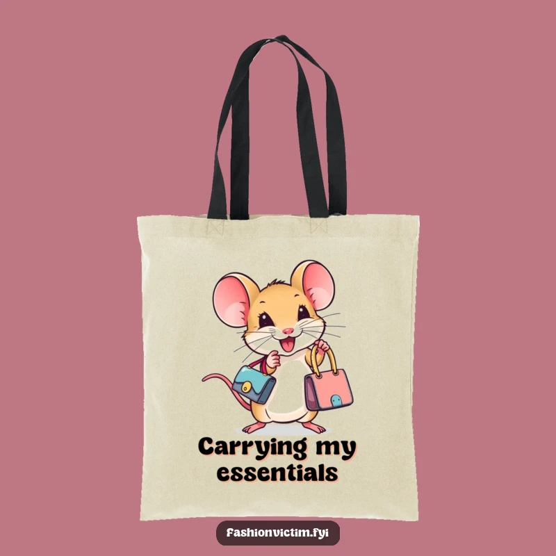 Funny Tiny Mouse Designer Handbag Tote: Carry Your Essentials in Style