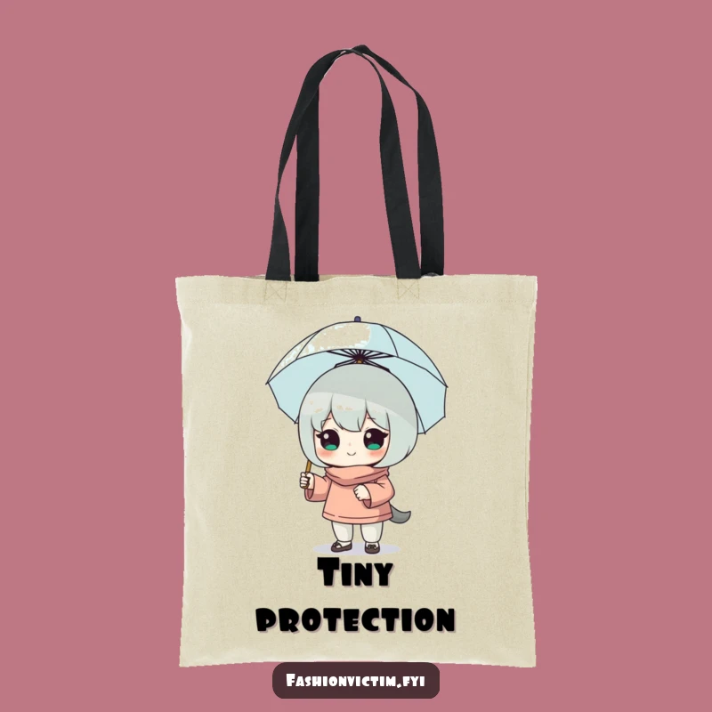 Funny Tiny Umbrella Tote Bag - Carry Your Confidence with Hilarious Style!